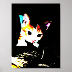 Kitten Print Poster