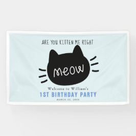 Kitten Sie mir gerade in Blue BIrthday? Banner