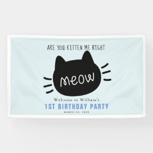 Kitten Sie mir gerade in Blue BIrthday? Banner