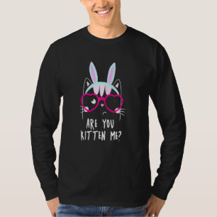 Kitten Sie mir Niedliche Katze mit Herzbrille? T-Shirt