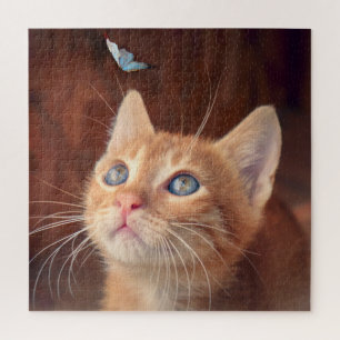 Kitten und Butterfly Puzzle