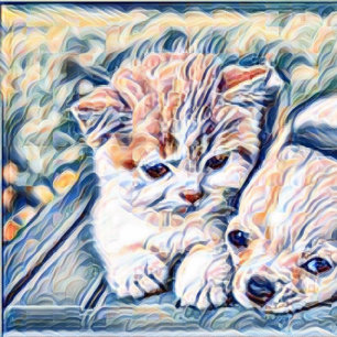 Kitten und Chihuahua Welppy Tragetasche