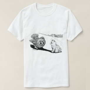 Kitten und Owl, Louis Wain T-Shirt
