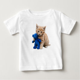 Kitten und Teddy Bar Säugling T - SHIRT