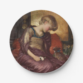 Kitten (von Frederic Leighton) Pappteller