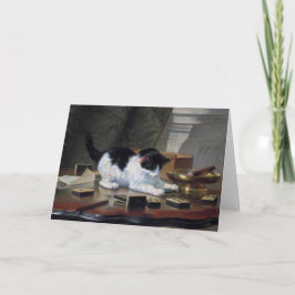 Kitten von Henriëtte Ronner Knip Dankeskarte