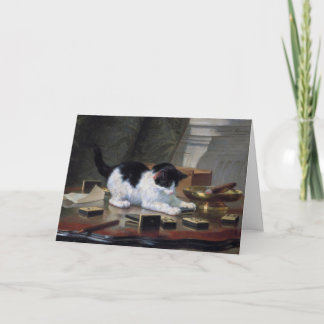 Kitten von Henriëtte Ronner Knip Dankeskarte