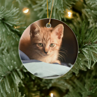 Kittens erste Weihnachten Keramik Ornament