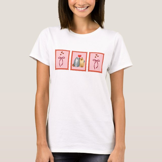 Kittens in love T-Shirt (Vorderseite)