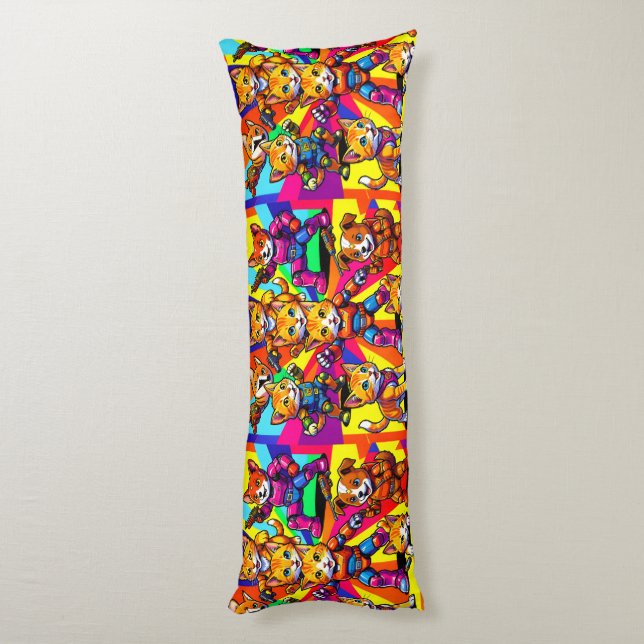 Kittens - Puppies  Seitenschläferkissen (Rückseite (Vertikal))