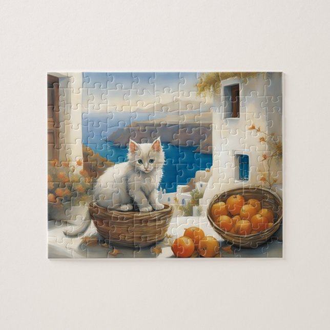 Kitten's Seaside Retreat Puzzle (Horizontal)