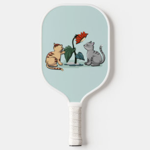 Kittens Summer Delight Seafoam Green Pickleball Schläger