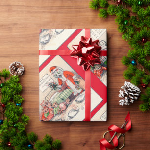 Kittens und Santa Cat, Louis Wain Geschenkpapier