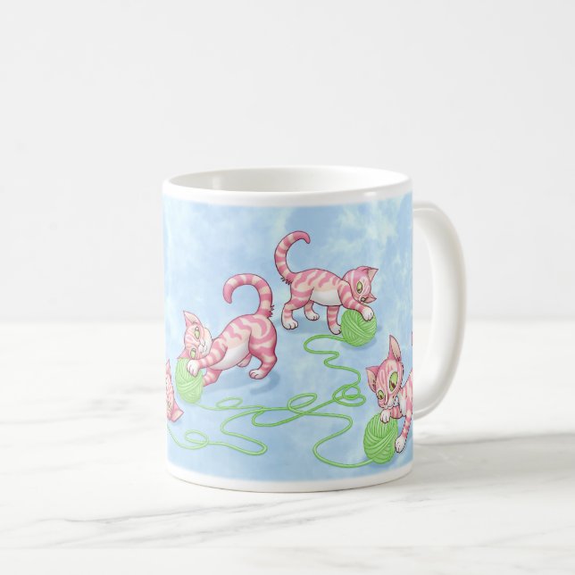 Kittipurra Rosa Kaffeetasse (VorderseiteRechts)