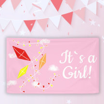 Kitts in Sky Pink Es ist eine Girl Baby Dusche