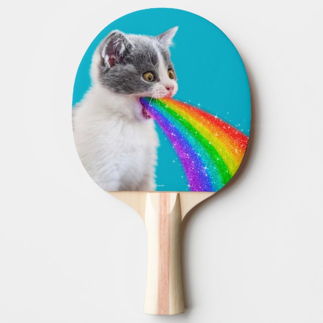 Kitts Spits Up Rainbow Tischtennis Schläger (Vorderseite)
