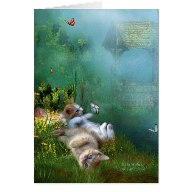 Kittty wünscht ArtCard (Vorne)
