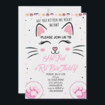 "Kitty and Friends Birthday Einladung", Druck P Einladung<br><div class="desc">Geburtstagskatzen Katzen Katzen Kätzchen Kätzchen Kätzchen niedlich Einladung Geburtstagskätzchen Katzen Katzen Kätzchen Kätzchen niedlich Kätzchen Geburtstag Modernes Party sind Sie Kätzchen Neuigkeiten,  ich goldfarben niedliche Kinder,  Geburtstagsmädchen Farbe,  Geburtstagsgesicht direkt im Gesicht,  zazzle, </div>