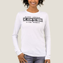 Kitty Appeal & Film Reels Langarm Weißes T-Shirt