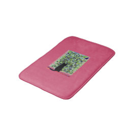 Kitty Art Black Cat benutzerdefinierte Farbe Badematte