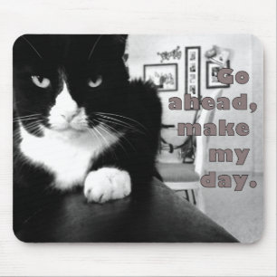 Kitty Attitude - Geh nach vorn, mach meinen Day Mo Mousepad