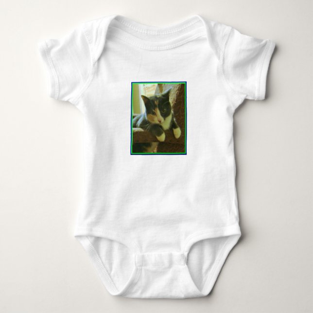 Kitty Baby Jersey Bodysuit Strampler (Vorderseite)
