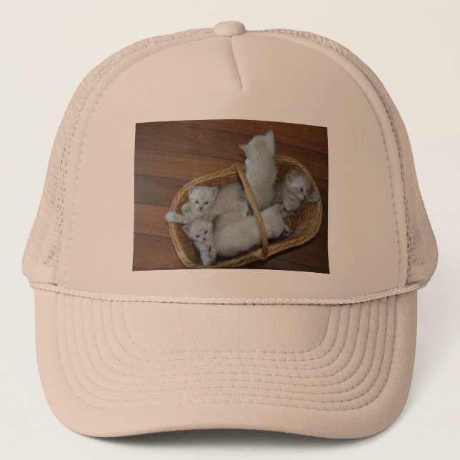 Kitty Ball Cap Truckerkappe (Vorderseite)