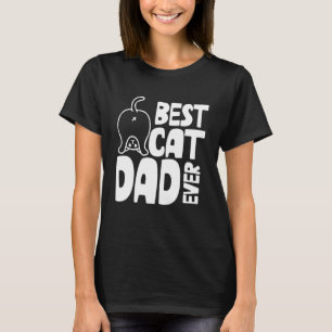 Kitty Best Cat Vater Ever Animal Vater's Day Cat B T-Shirt