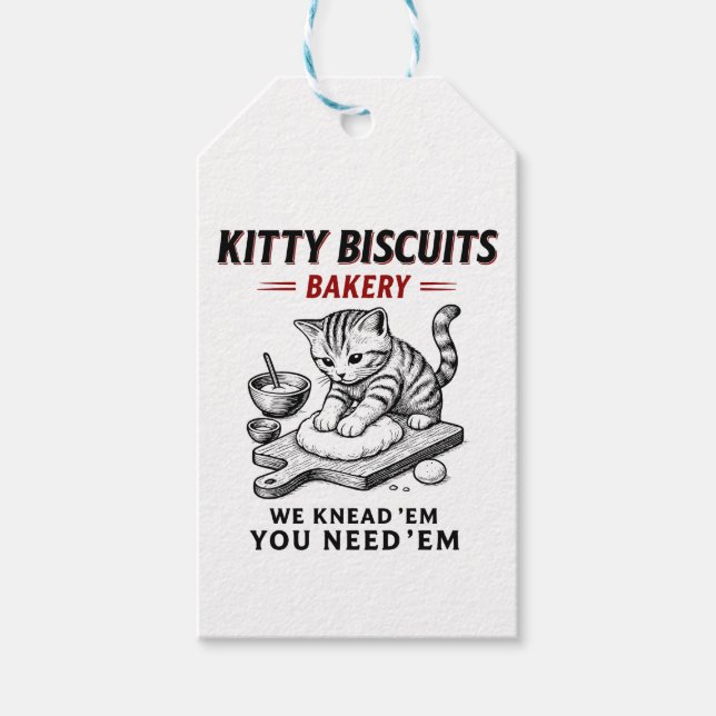 Kitty Biscuits Bäckerei Geschenkanhänger (Vorderseite)