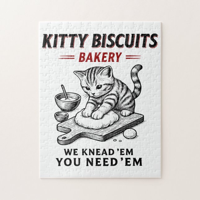 Kitty Biscuits Bäckerei Puzzle (Vertikal)