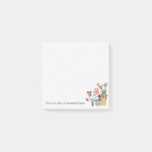 Kitty Blossoms Post-it Klebezettel