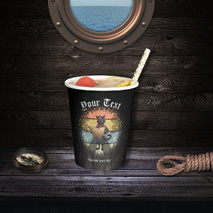 Kitty Buccaneers Sunset Quest Pappbecher