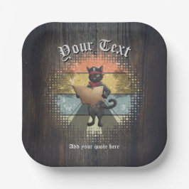 Kitty Buccaneers Sunset Quest Pappteller