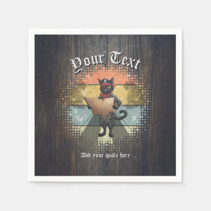 Kitty Buccaneers Sunset Quest Serviette