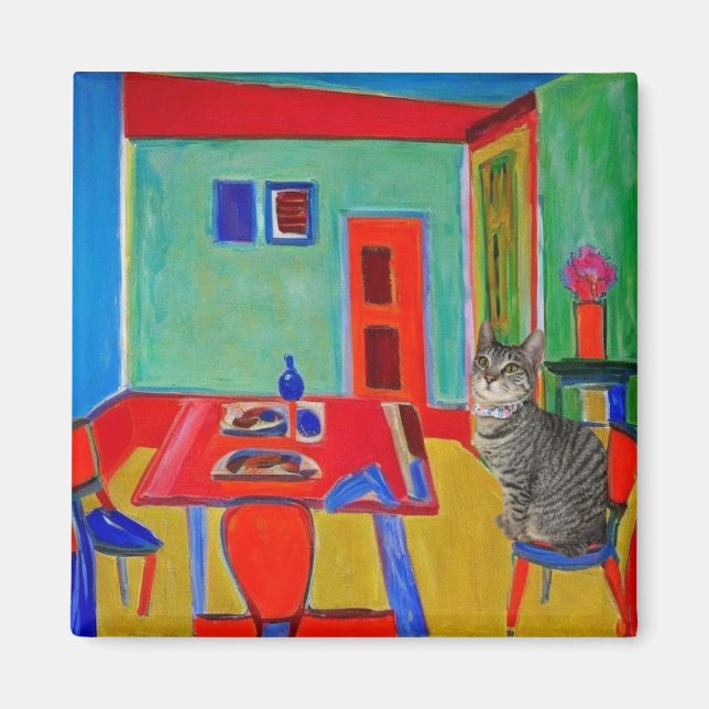 Kitty Cafe Magnet (Vorne)