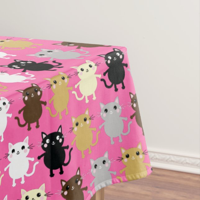 Kitty Cat Birthday Party Kinder Tischdecke (Beispiel)