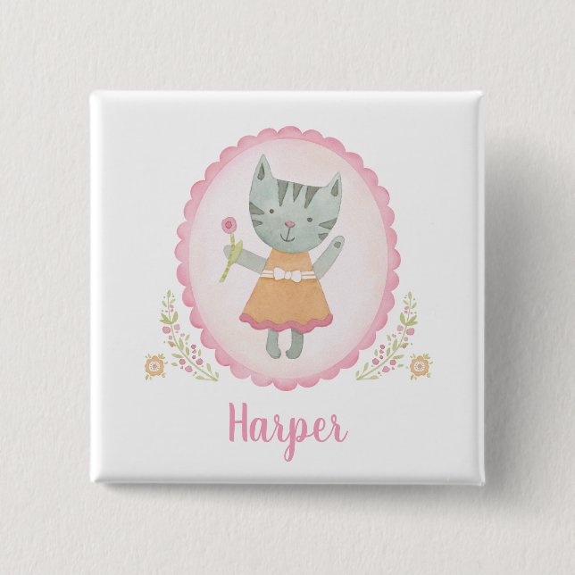 Kitty Cat Button (Vorderseite)