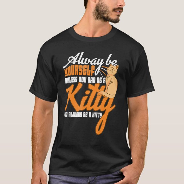 Kitty Cat Cats Liebe Meow Pet Niedlich Kitten T-Shirt (Vorderseite)