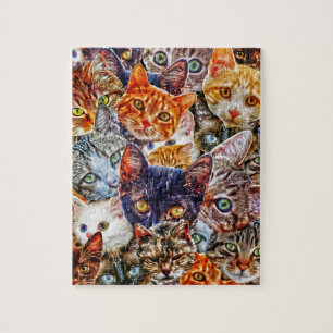 Kitty Cat Collage Puzzle