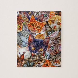 Kitty Cat Collage Puzzle