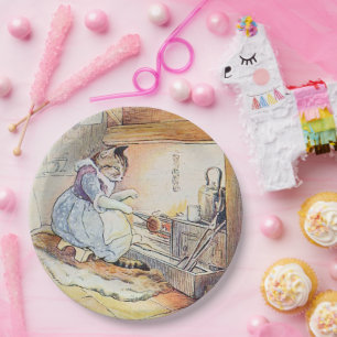 Kitty Cat Cooking Retirement Party Pappteller