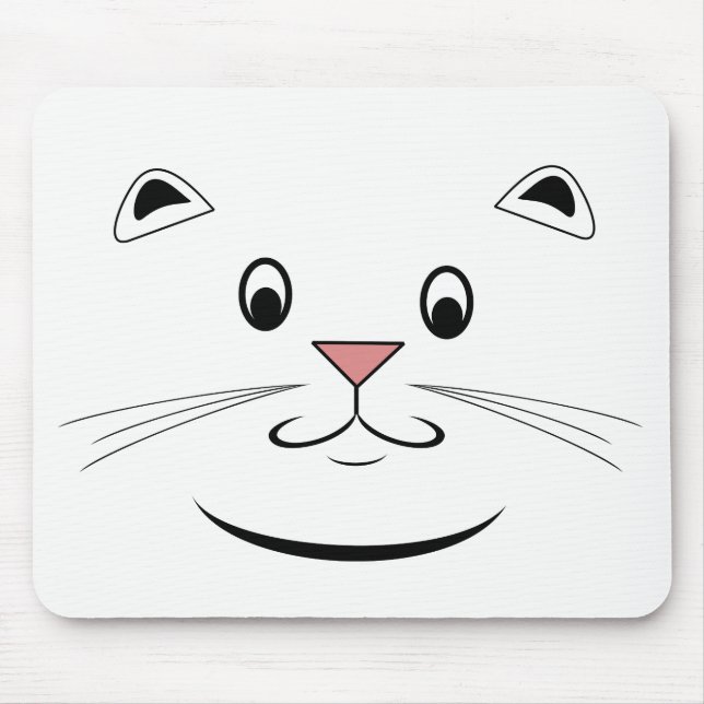 Kitty Cat Face Mousepad (Vorne)