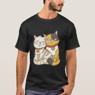 Kitty Cat Face Smile Funny Niedlich Cat Women Girl T-Shirt