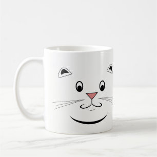 Kitty Cat Face Tasse