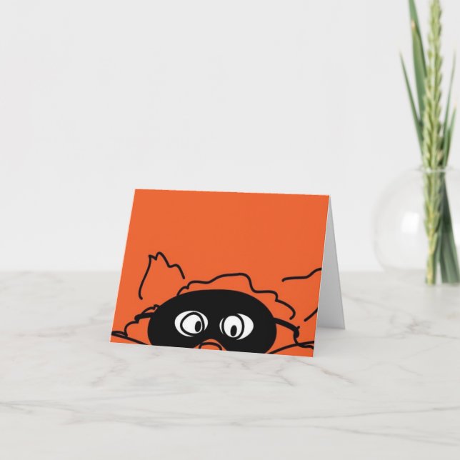 Kitty Cat Halloween Card Karte (Vorderseite)
