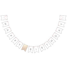 Kitty Cat Happy Birthday Wimpelkette