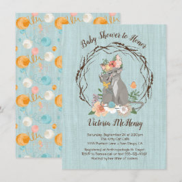 Kitty Cat Kitten und Momma Baby Dusche Einladungen