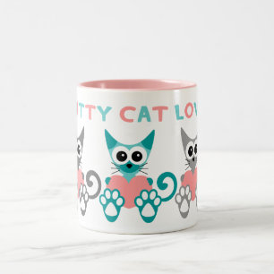 Kitty Cat Liebe 2 Tonische Tasse