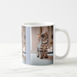 Kitty Cat Lover 3 Benutzerdefinierte Fotos Tasse