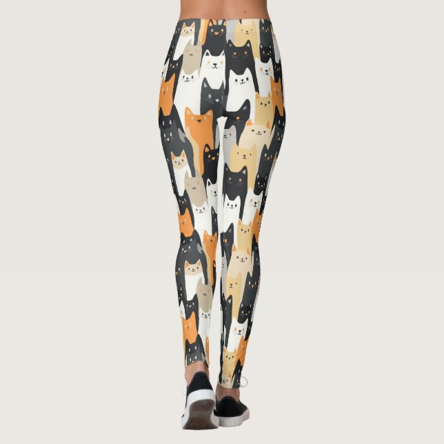 Kitty Cat-moflage Legging Leggings (Rückseite)